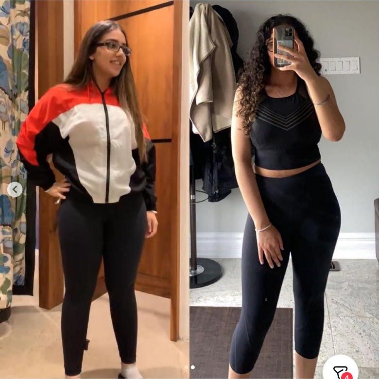 Bhavjot's before and after photos
