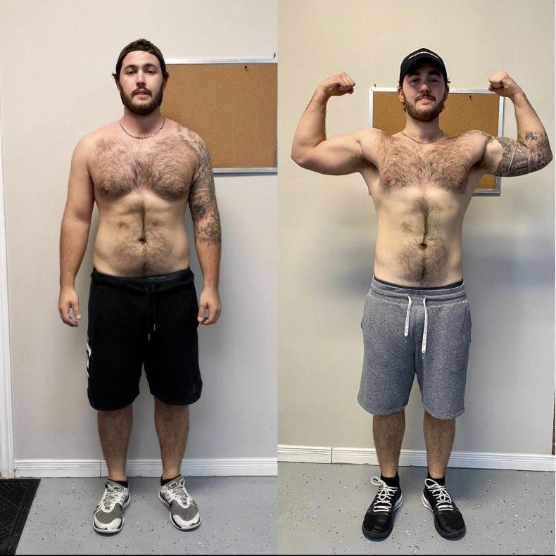 Daniel's before and after photos