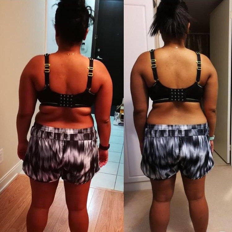 Steph's before and after photos