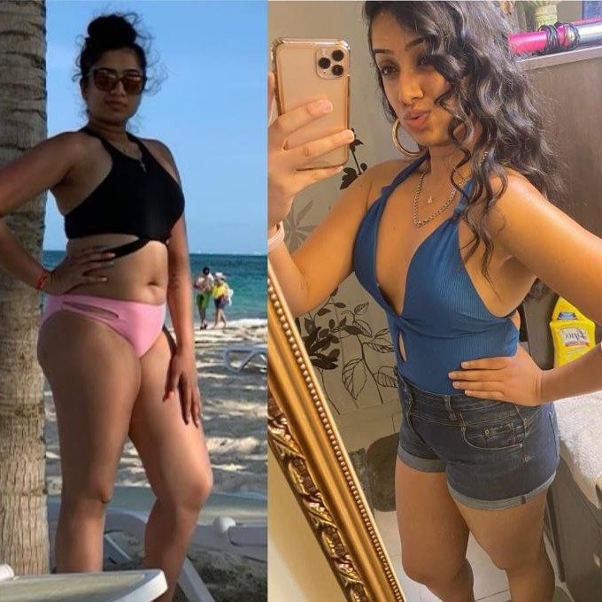 Tresha's before and after photos